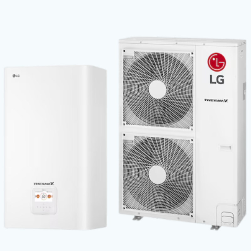 Спліт-гідробокс R410A для опалення, 12 кВт, однофазний тепловий насос