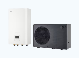 Моноблочний тепловий насос з гідроблоком R290, 9 кВт, 3-фазний